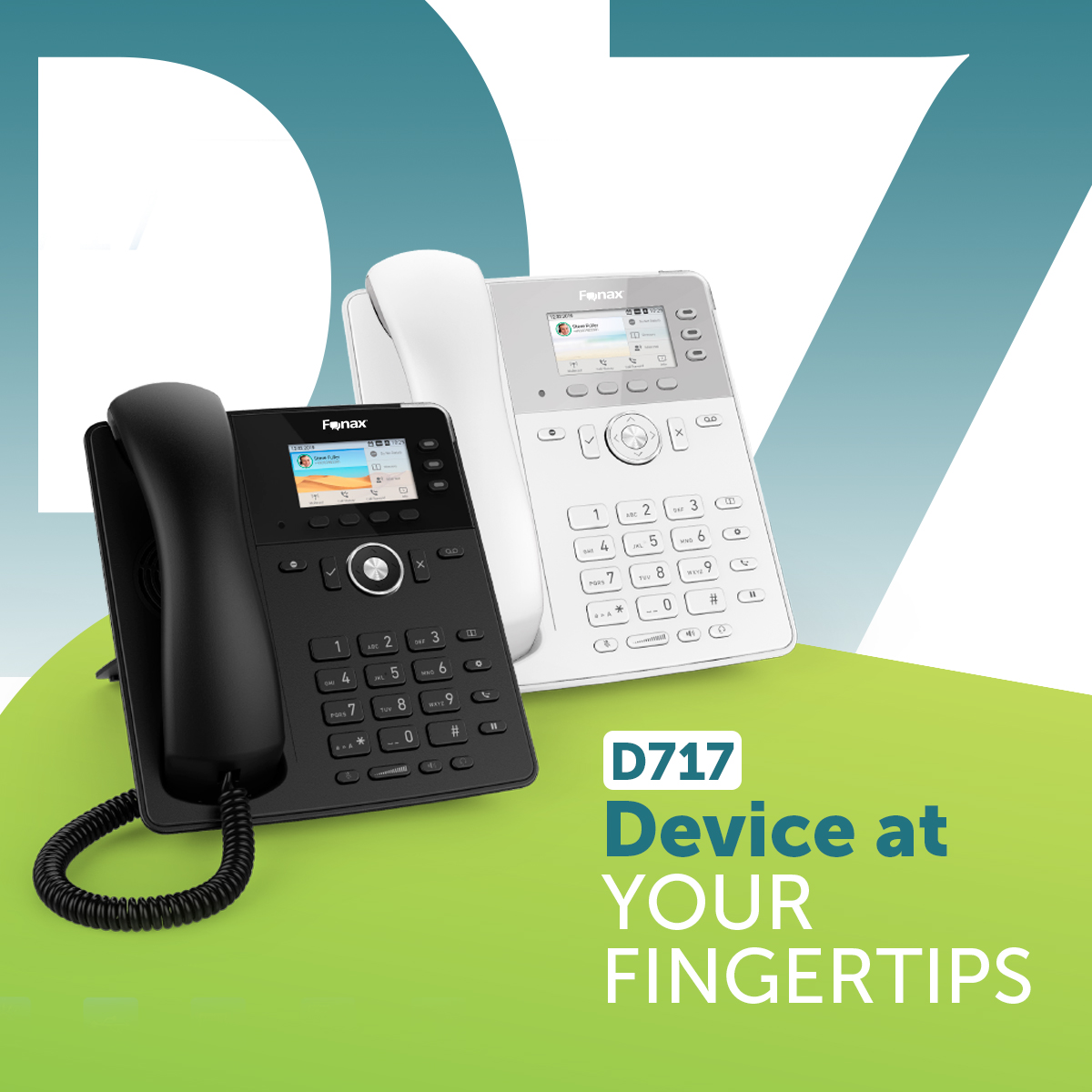 D717 Device at your fingertips