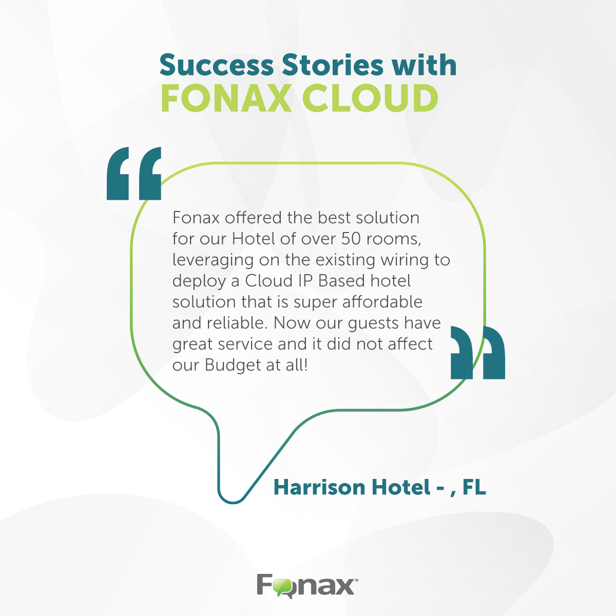 Success Stories with Fonax Cloud